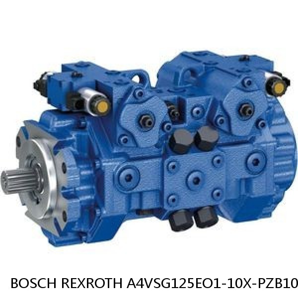 A4VSG125EO1-10X-PZB10N009N BOSCH REXROTH A4VSG Axial Piston Variable Pump