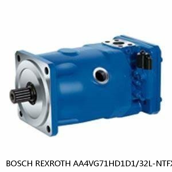 AA4VG71HD1D1/32L-NTFXXF001D-S BOSCH REXROTH A4VG Variable Displacement Pumps
