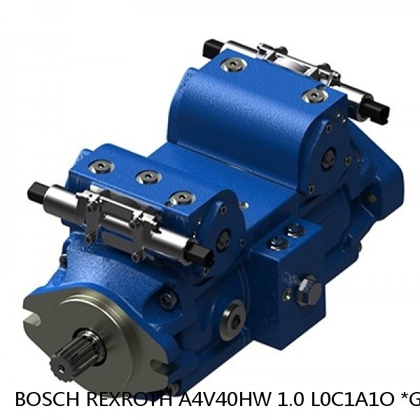 A4V40HW 1.0 L0C1A1O *G* BOSCH REXROTH A4V Variable Pumps #1 small image