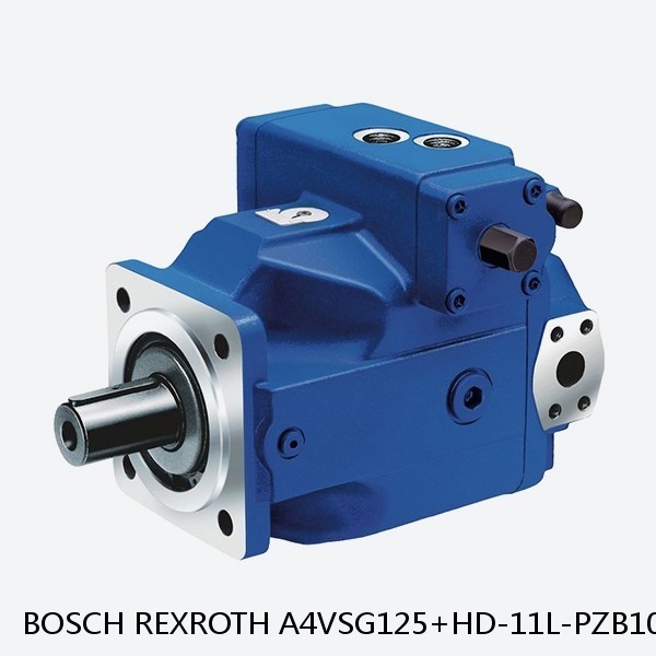 A4VSG125+HD-11L-PZB10H009N BOSCH REXROTH A4VSG Axial Piston Variable Pump