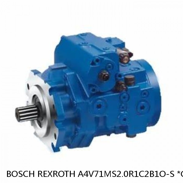 A4V71MS2.0R1C2B1O-S *G* BOSCH REXROTH A4V Variable Pumps