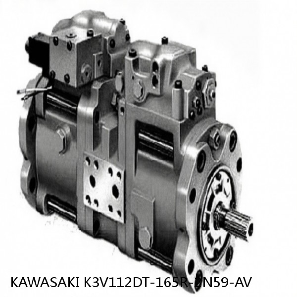 K3V112DT-165R-2N59-AV KAWASAKI K3V HYDRAULIC PUMP