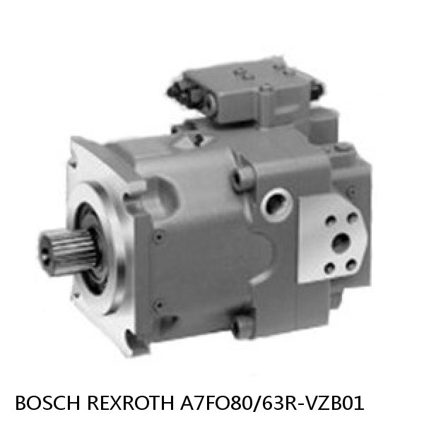 A7FO80/63R-VZB01 BOSCH REXROTH A7FO Axial Piston Motor Fixed Displacement Bent Axis Pump #1 image