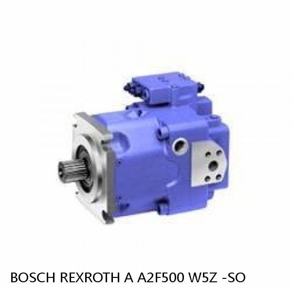 A A2F500 W5Z -SO BOSCH REXROTH A2F Piston Pumps #1 image